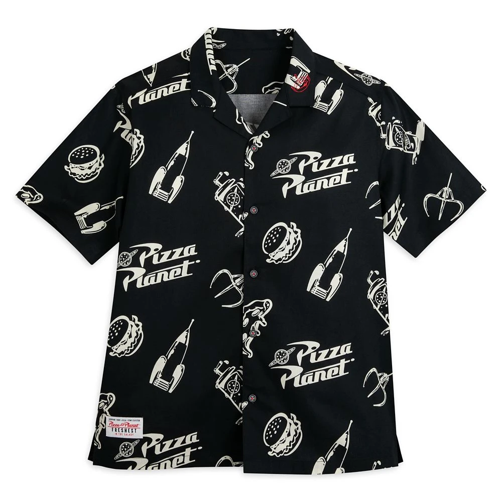 Disney Pizza Planet Woven Shirt For Men – Toy Story 3 Disney Pizza Planet Woven Shirt For Men – Toy Story