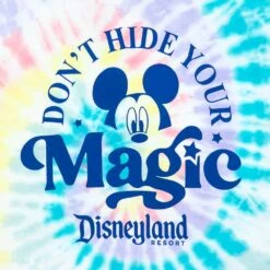 Mickey Mouse ''Don't Hide Your Magic'' Tie-Dye T-Shirt For Adults – Disneyland -Disney 5205048020183 2