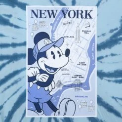 Disney Mickey Mouse New York City Tie-Dye T-Shirt For Adults -Disney 5205048028738 2