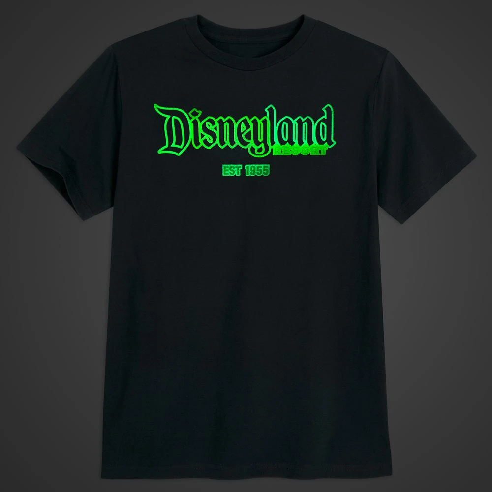 Disneyland Glow-in-the-Dark Neon Logo T-Shirt For Adults 4 Disneyland Glow-in-the-Dark Neon Logo T-Shirt For Adults - Image 2