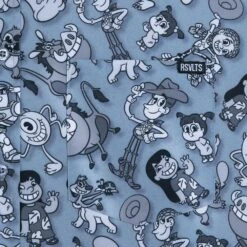 Disney And Pixar Character ''Pie-Eyed Party'' Shirt For Adults By RSVLTS -Disney 5205106430322 2