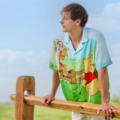 Disney Winnie The Pooh And Pals Woven Shirt For Adults -Disney 5205106880217 1