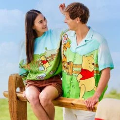 Disney Winnie The Pooh And Pals Woven Shirt For Adults -Disney 5205106880217 5