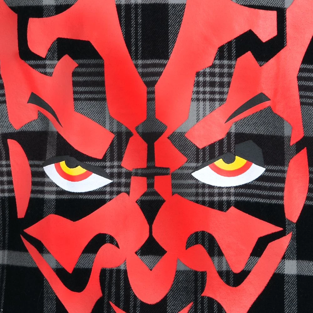 Disney Darth Maul Flannel Shirt For Adults By Cakeworthy – Star Wars: Episode 1 – The Phantom Menace 8 Disney Darth Maul Flannel Shirt For Adults By Cakeworthy – Star Wars: Episode 1 – The Phantom Menace - Image 6