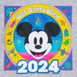 Mickey Mouse Zip Hoodie For Kids – Walt Disney World 2024 -Disney 5402057390013 3