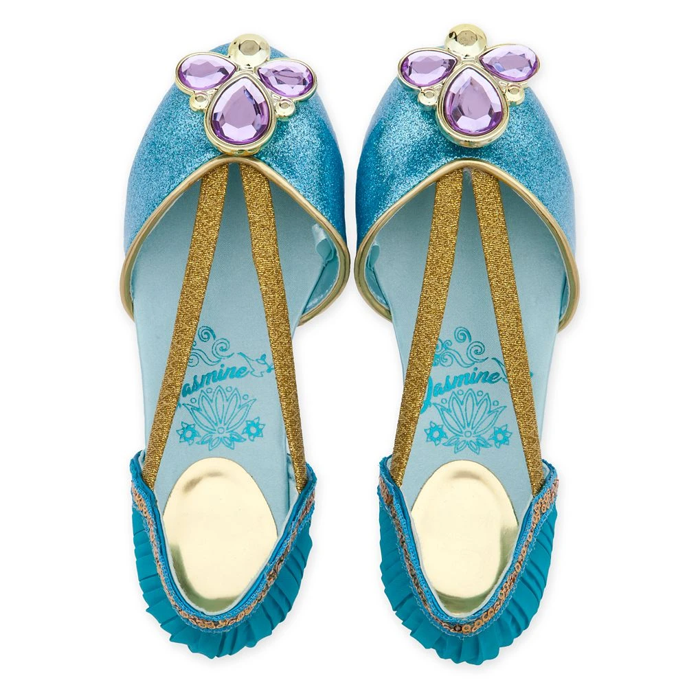 Disney Jasmine Costume Shoes For Kids – Aladdin 4 Disney Jasmine Costume Shoes For Kids – Aladdin - Image 2