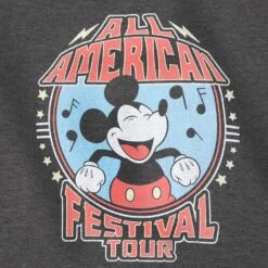 Disney Mickey Mouse All American Festival Tour T-Shirt For Adults -Disney 6720107063643 2