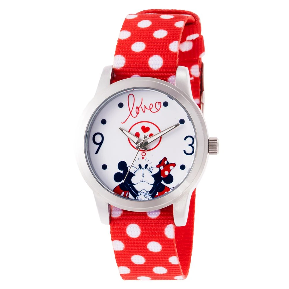 Disney Mickey And Minnie Mouse Polka Dot Watch For Women 3 Disney Mickey And Minnie Mouse Polka Dot Watch For Women