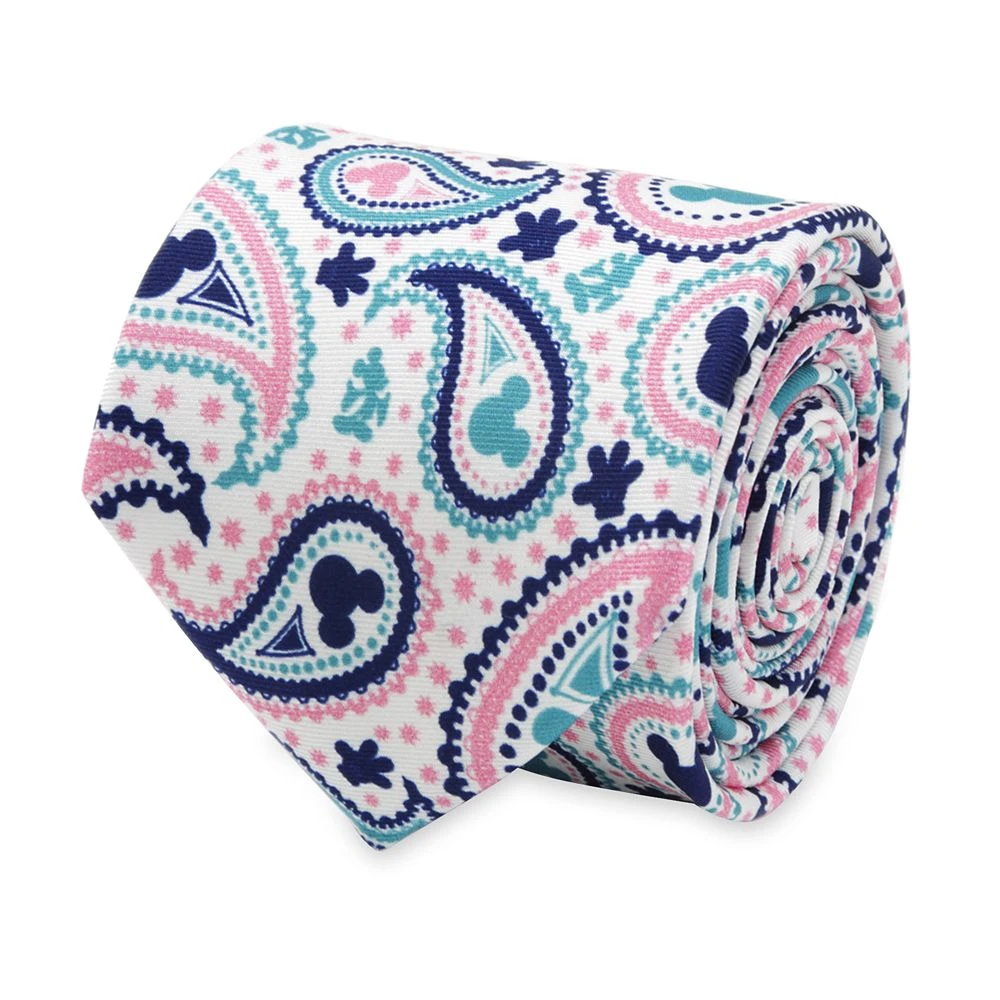 Disney Mickey Mouse Paisley Silk Tie For Adults 4 Disney Mickey Mouse Paisley Silk Tie For Adults - Image 2