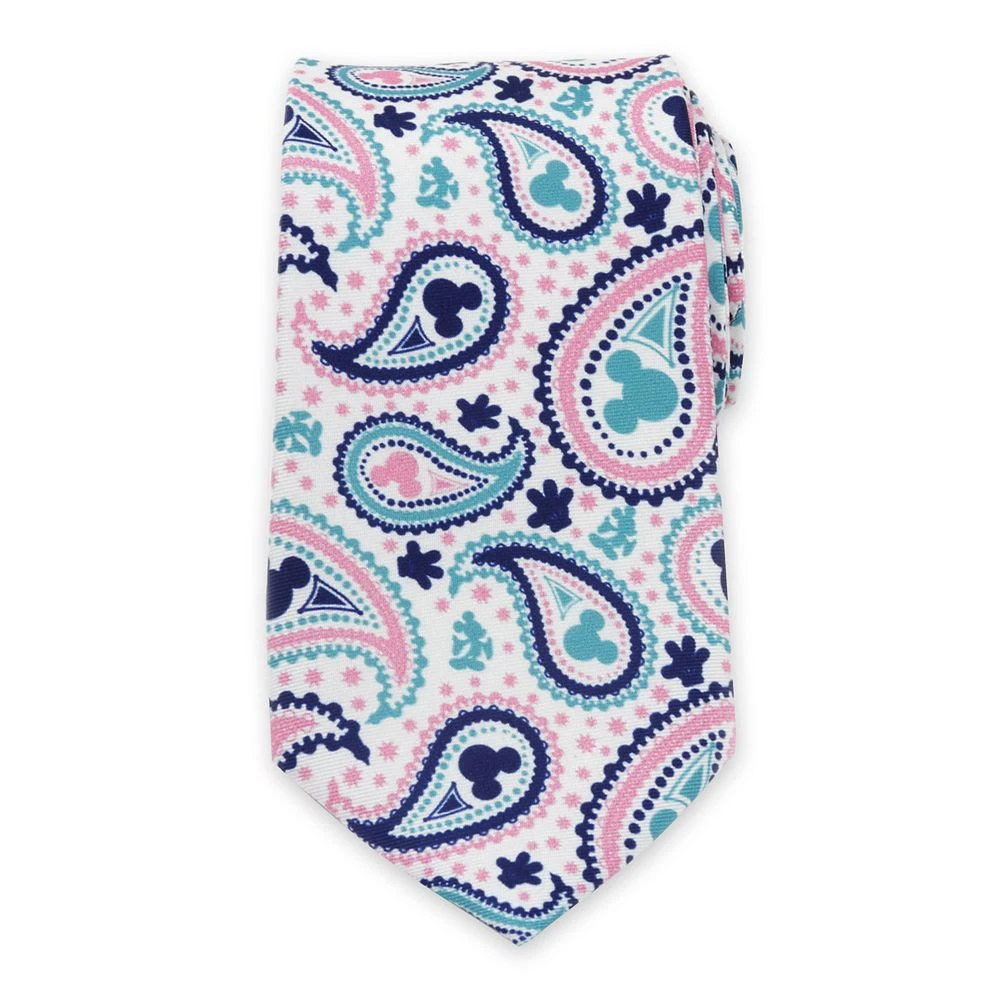 Disney Mickey Mouse Paisley Silk Tie For Adults 3 Disney Mickey Mouse Paisley Silk Tie For Adults