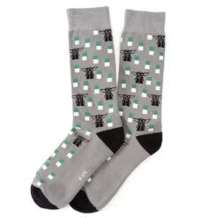 Disney The Child Gray Socks For Adults – Star Wars: The Mandalorian -Disney 6730059361835 1