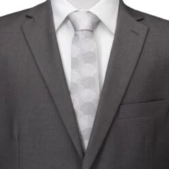 Disney Millennium Falcon Gray Silk Tie For Adults – Star Wars -Disney 6730059363214 4