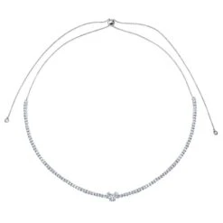 Disney Mickey Mouse Icon Tennis Necklace By CRISLU -Disney 7002057014152 2