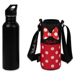 Disney Minnie Mouse Stainless Steel Water Bottle And Cooler Tote -Disney 7002058734017 2
