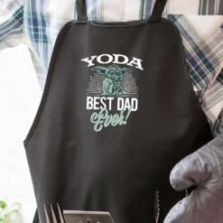 Disney Yoda ''Best Dad Ever'' BBQ Apron Tote Pro Grill Set – Star Wars -Disney 7002058734187 2