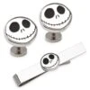 Disney Jack Skellington Cufflinks And Tie Clip Set – The Nightmare Before Christmas 1 Disney Jack Skellington Cufflinks And Tie Clip Set – The Nightmare Before Christmas -Disney 7002059364011