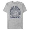 Disney King Triton ''World's Greatest Dad Bod'' Heathered T-Shirt For Men – The Little Mermaid -Disney 7002107060121