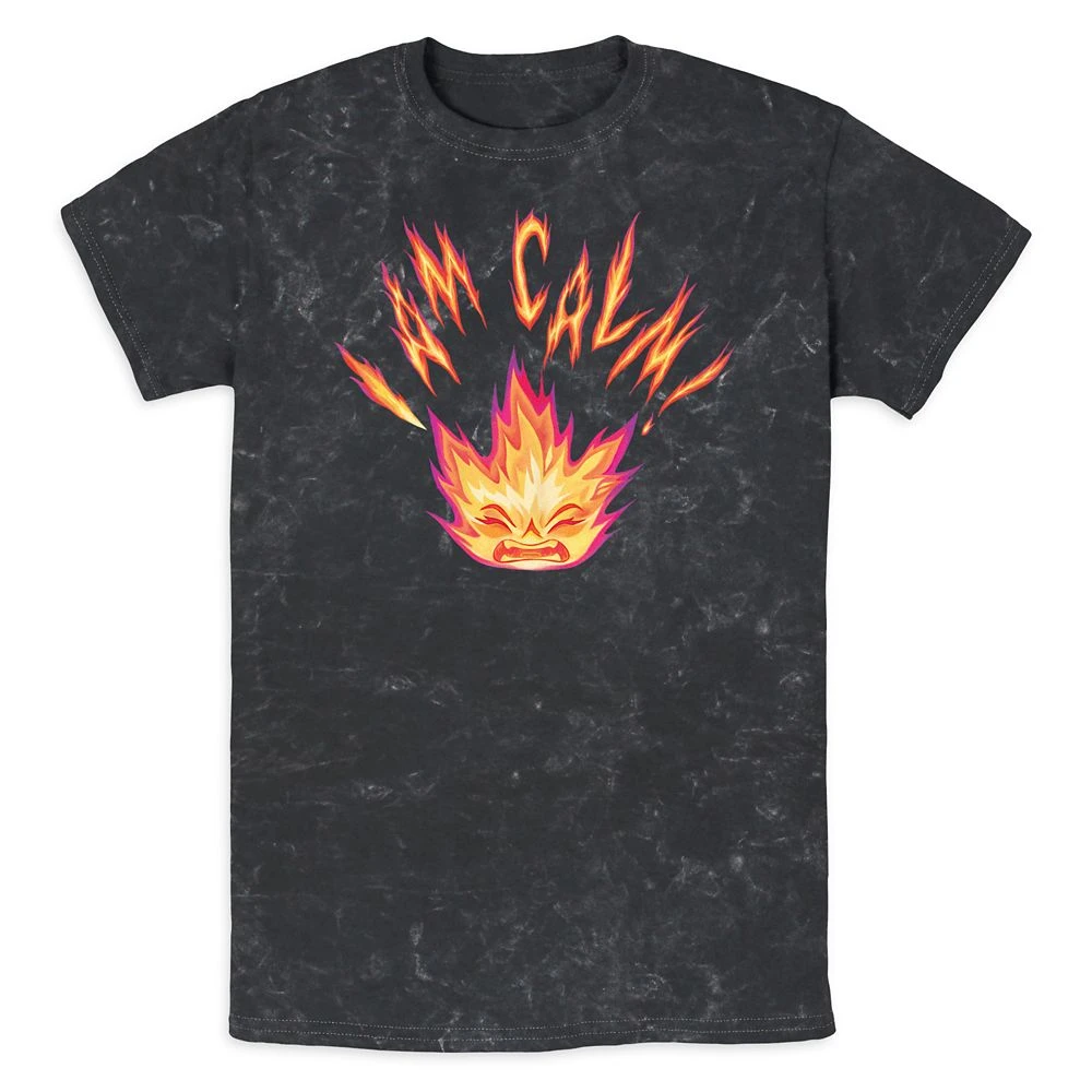 Disney Ember Lumen ''I Am Calm!'' T-Shirt For Adults – Elemental 3 Disney Ember Lumen ''I Am Calm!'' T-Shirt For Adults – Elemental