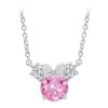 Disney Minnie Mouse Necklace For Kids By CRISLU – Pink 2 Disney Minnie Mouse Necklace For Kids By CRISLU – Pink -Disney 7401057015635