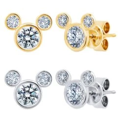 Disney Mickey Mouse Icon Earrings By CRISLU