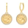 Disney Simba Medallion Drop Earrings By CRISLU – The Lion King