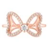 Disney Minnie Mouse Bow Rose Gold Ring By Rebecca Hook 2 Disney Minnie Mouse Bow Rose Gold Ring By Rebecca Hook -Disney 7401057286859