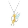 Disney Tinker Bell Seated Necklace By Rebecca Hook – Peter Pan 1 Disney Tinker Bell Seated Necklace By Rebecca Hook – Peter Pan -Disney 7401057287072