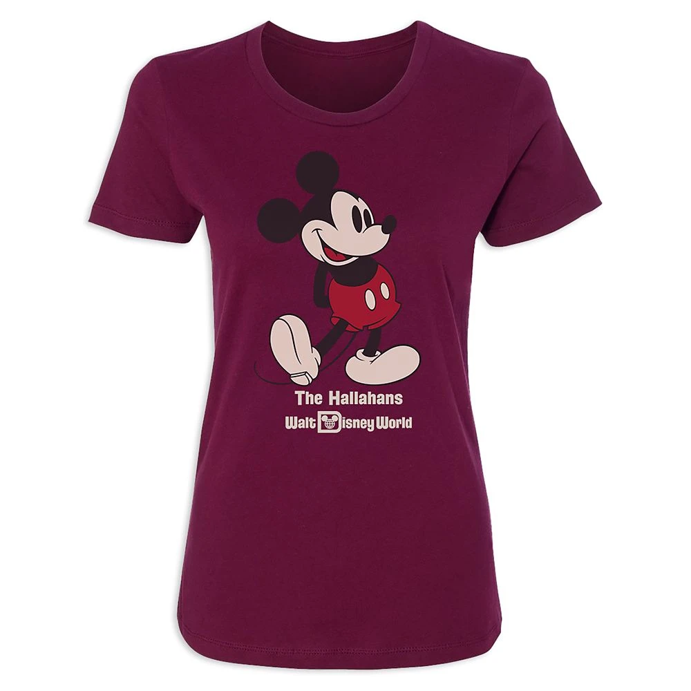 Women's Walt Disney World Standing Mickey Mouse T-Shirt – Customized 10 Women's Walt Disney World Standing Mickey Mouse T-Shirt – Customized - Image 8