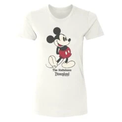 Women's Disneyland Standing Mickey Mouse T-Shirt – Customized -Disney 7807055820349 3
