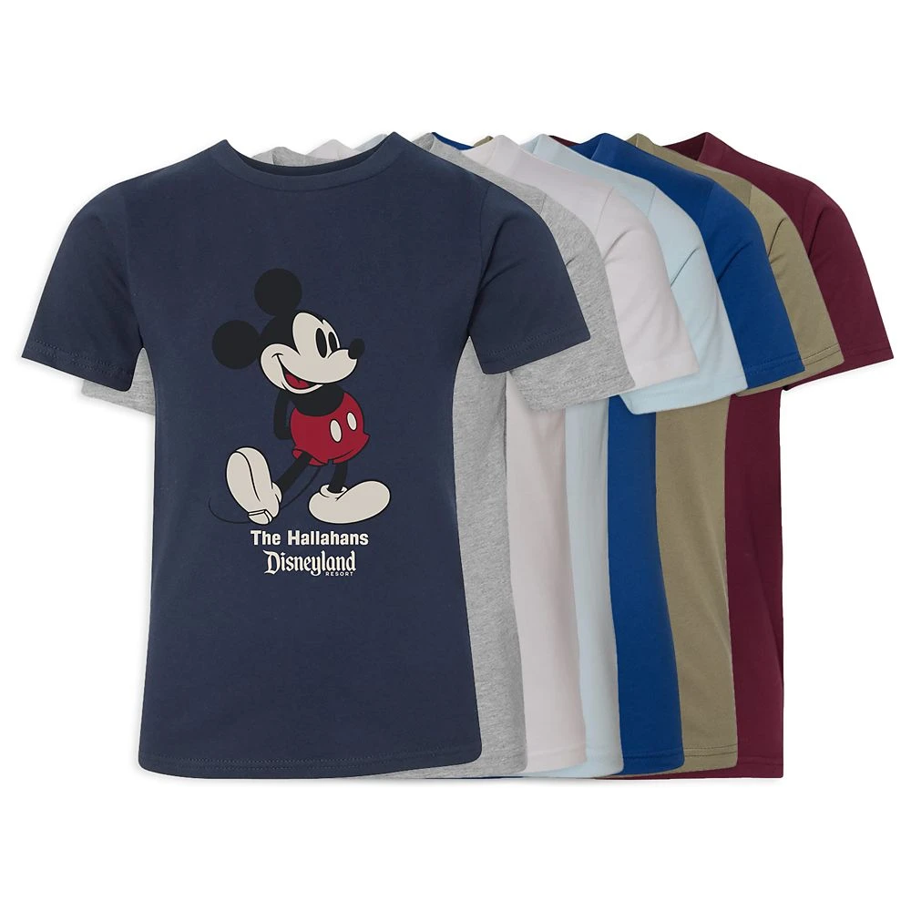 Kids' Disneyland Standing Mickey Mouse T-Shirt – Customized 3 Kids' Disneyland Standing Mickey Mouse T-Shirt – Customized