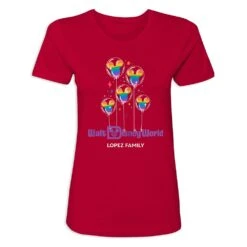 Women's Walt Disney World Mickey Mouse Balloon T-Shirt – Customized -Disney 7807055820395 5