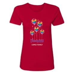 Women's Disneyland Mickey Mouse Balloon T-Shirt – Customized -Disney 7807055820396 5