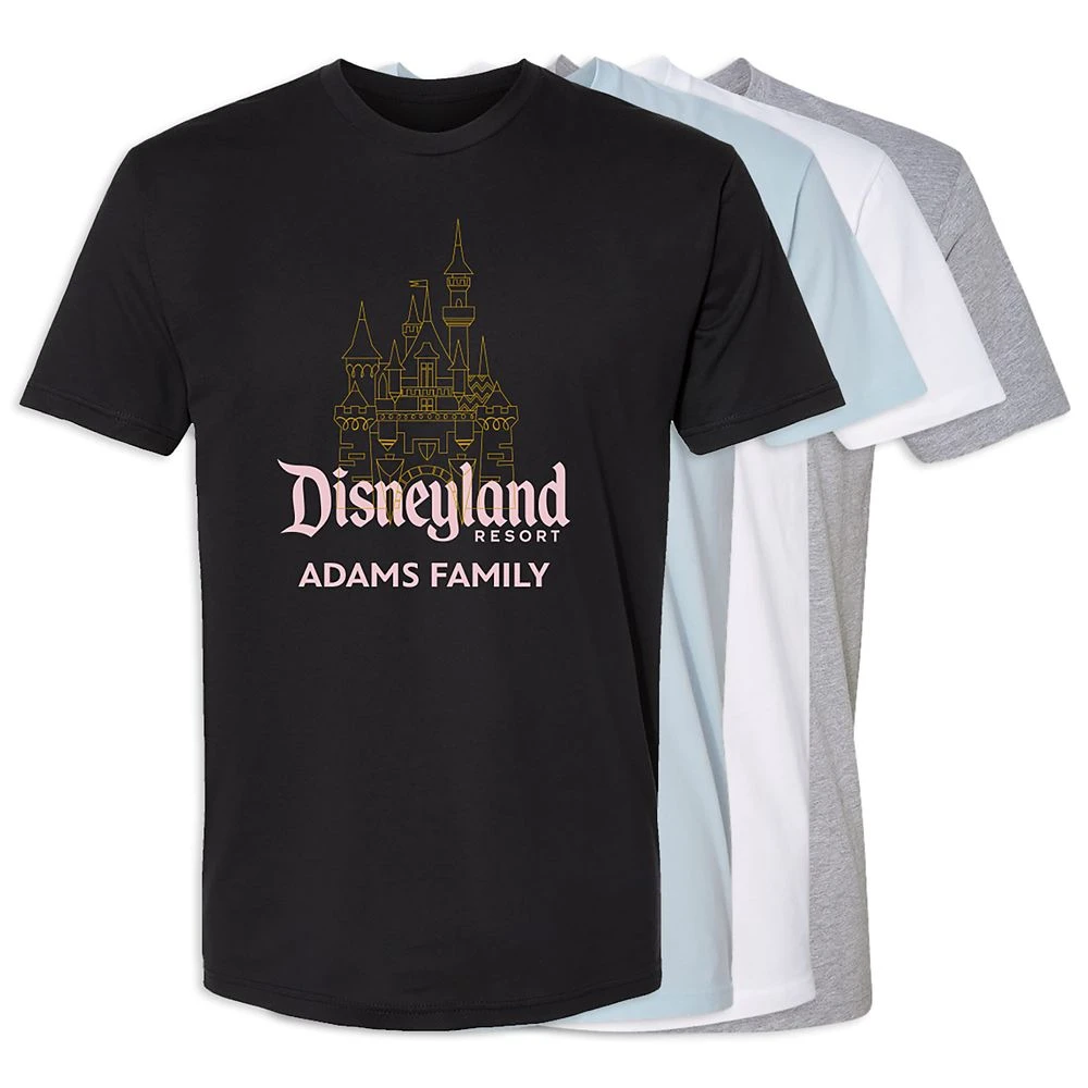 Adults' Sleeping Beauty Castle Disneyland T-Shirt – Customized 3 Adults' Sleeping Beauty Castle Disneyland T-Shirt – Customized