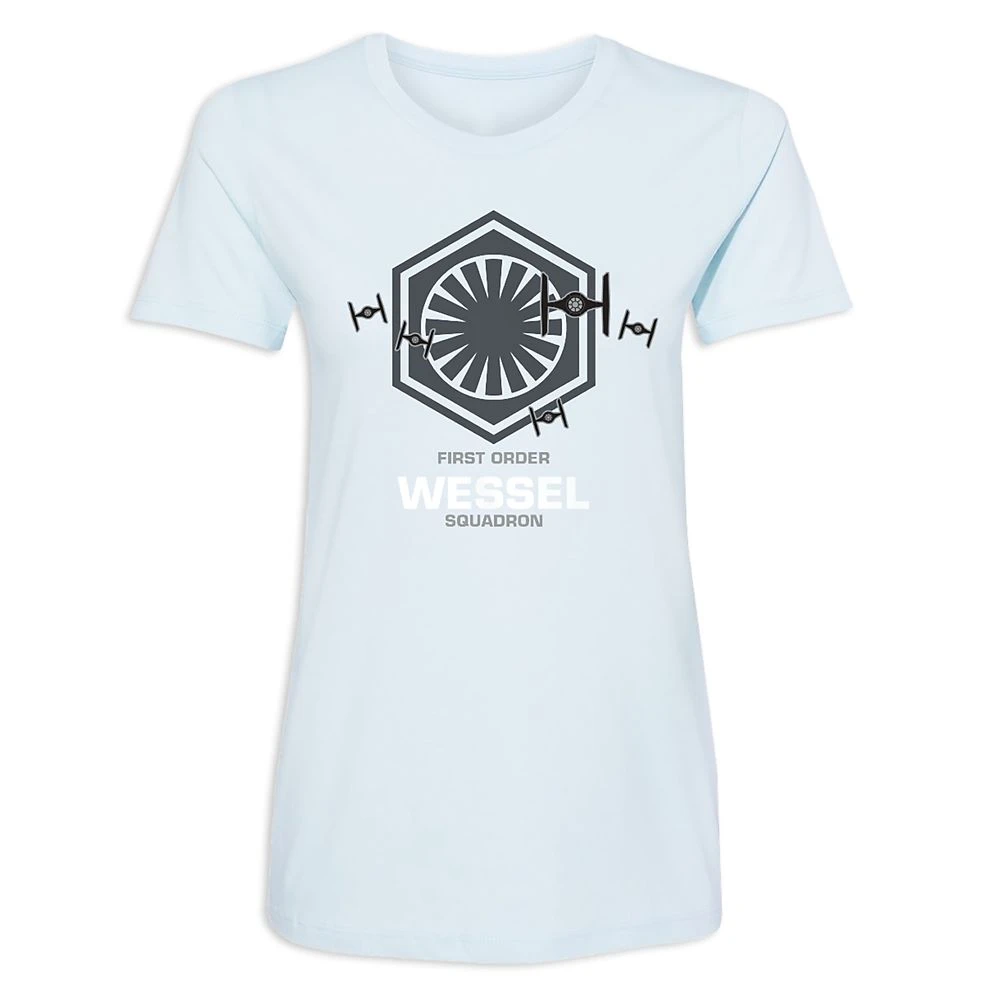 Disney Women's Star Wars First Order Squadron T-Shirt – Customized 4 Disney Women's Star Wars First Order Squadron T-Shirt – Customized - Image 2