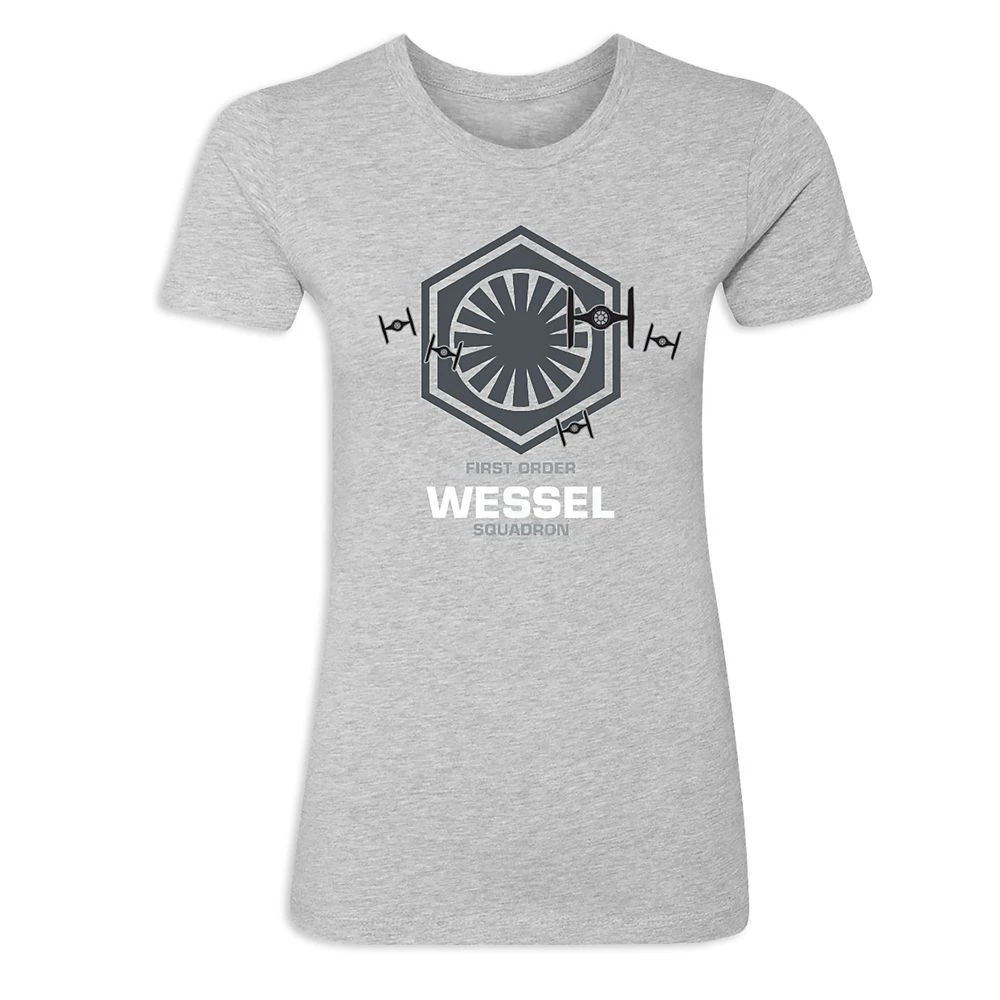 Disney Women's Star Wars First Order Squadron T-Shirt – Customized 6 Disney Women's Star Wars First Order Squadron T-Shirt – Customized - Image 4