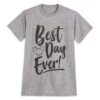Disney Mickey Mouse Icon ''Best Day Ever'' T-Shirt For Adults 1 Disney Mickey Mouse Icon ''Best Day Ever'' T-Shirt For Adults -Disney 7807107060203