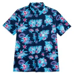 Disney Millennium Falcon And R2-D2 Woven Shirt For Adults โ Star Wars