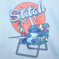 Disney Stitch Beach Chair T-Shirt For Adults – Lilo & Stitch -Disney 7807107060239 2
