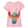 Disney Stitch Rainbow Shave Ice T-Shirt For Girls – Lilo & Stitch -Disney 7807107060244