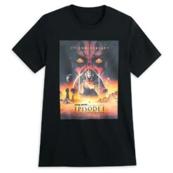 Disney Star Wars: Episode 1 โ The Phantom Menace 25th Anniversary T-Shirt For Adults
