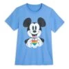 Mickey Mouse Rainbow Heart T-Shirt For Adults – Disney Pride Collection -Disney 7807107060479